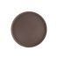 C.A.C. PDTR-16BN, 16-inch Super Plastic Brown Round Serving Tray