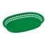 Winco PLB-G, Premium Oval Platter Basket, Shining Green, 1 Dozen