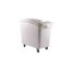 Thunder Group PLIB027C, 16.5x29.5-Inch 27 Gal Polypropylene Ingredient Bin with Casters And Scoop