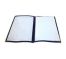 Winco PMCT-9B, 12x9.5-Inch Blue Triple Fold Menu Cover