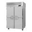 Turbo Air PRO-50-4H 2 Solid Half Doors Heated Cabinet, 47.7 Cu.Ft.