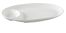 Yanco PS-2011 11x5.75-Inch Piscataway Porcelain Oval White Compartment Dish, DZ