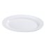 Yanco PS-34 9.5x6.375-Inch Piscataway Porcelain Oval White Platter, 24/CS
