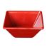 Thunder Group PS5006RD 23 Oz 6 x 2 1/8 Inch Deep Western Passion Red Melamine Square Bowl, EA