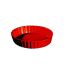 C.A.C. QCD-5-R, 5.5 Oz 5-Inch Porcelain Red Round Quiche Dish, 2 DZ/CS