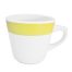 C.A.C. R-1-Y, 7.5 Oz 3.25-Inch Stoneware Yellow Tall Cup, 3 DZ/CS