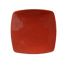 C.A.C. R-FS8-R, 8.87-Inch Stoneware Red Square Flat Plate, 2 DZ/CS