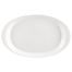 C.A.C. RCN-OD81, 18-Inch Porcelain Deep Oval Platter with Rim, 6 PC/CS