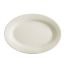 C.A.C. REC-12, 10.37-Inch Stoneware Oval Platter with Rolled Edge, 2 DZ/CS