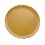Thunder Group RF1006G 8 1/8 Inch Diameter Western Melamine Gold Pearl Round Salad Plate, EA