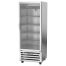 Beverage Air RI18HC-G, 27.25-Inch 16.85 cu. ft. Bottom Mounted 1 Section Glass Door Reach-In Refrigerator