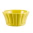 C.A.C. RMK-F2-Y, 2 Oz 2.5-Inch Porcelain Yellow Floral Ramekin, 4 DZ/CS
