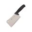 Ambrogio Sanelli SQ37016B, 6.25-Inch Blade Stainless Steel Kitchen Cleaver, Black