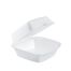 SafePro FC661, 6x6x3-Inch Performer White Sandwich Foam Container with a Hinged Lid, 500/CS
