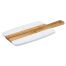Winco SBMW-157, 15x7-Inch Marble and Wood Serving Board
