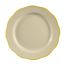 C.A.C. SC-7G, 7.37-Inch Stoneware Gold Band Dinner Plate, 3 DZ/CS