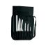 Dexter Russell SGBCC-7, 7-Piece Sofgrip Cutlery Set with Black Handles, NSF