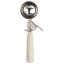 Thunder Group SLDS210P, 3.25-Ounce Stainless Steel Ice-Cream Disher, Size 10, Coated Handle, Ivory