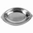 Thunder Group SLGT012, 12-Ounce Stainless Steel Oval Au Gratin Dish