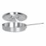 Thunder Group SLSAP4030, 3-Quart 18/0 Stainless Steel Saute Pan with Cover