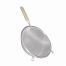 Thunder Group SLSTN3408, 8-Inch Double Medium Mesh Strainer with Wooden Handle, Nickel-Plated