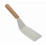 Thunder Group SLTWHT005, Stainless Steel Hamburger Turner with 4x5-Inch Blade, Wood Handle