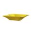 C.A.C. SOH-125-Y, 22 Oz 12-Inch Stoneware Yellow Rectangular Pasta Bowl, DZ
