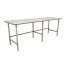 L&J SS3096-CB 30x96-inch Stainless Steel Work Table with Cross Bar