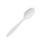 SafePro IWSSM Individually Wrapped White Medium Weight Plastic Soup Spoon, 1000/CS