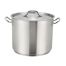 Winco SST-32, 32-Quart 11.8-Inch High 14.25-Inch Diameter Stainless Steel Stock Pot with Cover, NSF