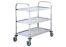 Winco SUC-40 3-Tier Stainless Steel Utility Cart, EA