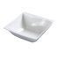 Yanco SW-504 5 Oz 4-Inch Sea Wave Porcelain Rectangular Bone White Dessert Bowl, 36/CS