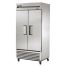 True T-35-HC, 39.5-Inch 32 Cu. Ft. Bottom Mounted 2 Section Solid Door Reach-In Refrigerator