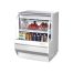 Turbo Air TCDD-36H-W-N, 36-Inch  Curved Glass High Profile Refrigerated Bakery Case - 2 Shelves