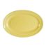C.A.C. TG-13-SFL, 11.75-Inch Porcelain Sunflower Oval Platter, DZ