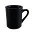 C.A.C. TG-17-BLK, 8 Oz 3.25-Inch Porcelain Black Mug, 3 DZ/CS