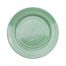 C.A.C. TG-21-G, 12-Inch Porcelain Green Plate, DZ