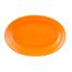 C.A.C. TG-51-TNG, 15.75-Inch Porcelain Tangerine Oval Platter, DZ