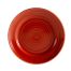 C.A.C. TG-8-R, 9-Inch Porcelain Red Plate, 2 DZ/CS