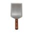 Winco TN56, 5x6-Inch Extra Heavy Turner with Cutting Edge with Wooden Handle NSF