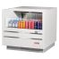 Turbo Air TOM-36UC-W-N, 36.25-inch White Horizontal Low Profile Open Display Case, Drop-in