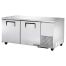 True TUC-67-HC, 67.25-Inch 2 Section Undercounter Refrigerator with 2 Left/Right Hinged Solid Doors