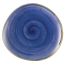 C.A.C. TUS-21-BLU, 12.25-Inch Porcelain Starry Night Blue Dessert Plate, DZ