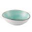 C.A.C. TUS-B7-TQS, 20 Oz 7.5-Inch Porcelain Turquoise Soup/Salad Bowl, 2 DZ/CS
