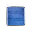 C.A.C. TUS-SQ6-BLU, 6-Inch Porcelain Starry Night Blue Square Plate, 3 DZ/CS