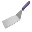Winco TWP-42P, 8x4-Inch Stainless Steel Blade Turner with Offset, Purple Handle