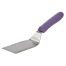 Winco TWP-61P, 5.12x2.87-Inch Stainless Steel Blade Hamburger Turner with Offset, Purple Handle, NSF