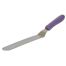 Winco TWPO-9P, 8.5x1.5-Inch Stainless Steel Blade Spatula with Offset, Purple Handle