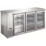 Coldline UBB-24-72GSS 72-inch Stainless Steel Glass Door Back Bar Refrigerator