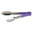 Winco UTPH-16P, 16-Inch Stainless Steel Utility Tong with Purple Handle, Allergen Free